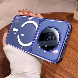 Ốp Lưng Cho Redmi A3 4G A3X Ốp Điện Thoại Cửa Sổ Lớn Silicon Trong Suốt Cao Cấp Với Thiết Kế Vòng Từ Tính Mới Thẩm Mỹ