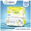 GAIFEEL 10 gói/1000 khăn ướt chất lượng cao cho bé mỗi gói không chứa cồn và chất bảo quản