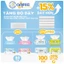 GAIFEEL 10 gói/1000 khăn ướt chất lượng cao cho bé mỗi gói không chứa cồn và chất bảo quản