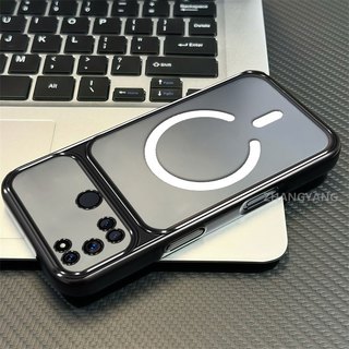Ốp Lưng Cho Realme 7i C17 Vỏ Điện Thoại Cửa Sổ Lớn Silicon Trong Suốt Cao Cấp Với Thiết Kế Vòng Từ Tính Mới Thẩm Mỹ
