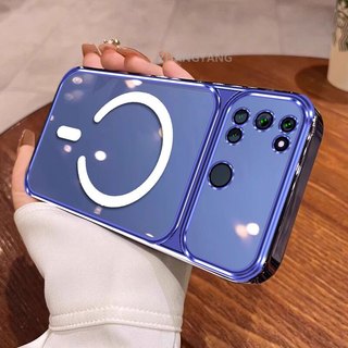 Ốp Lưng Cho Realme 7i C17 Vỏ Điện Thoại Cửa Sổ Lớn Silicon Trong Suốt Cao Cấp Với Thiết Kế Vòng Từ Tính Mới Thẩm Mỹ