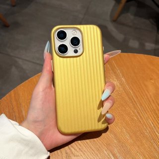 Dành Cho iPhone 16 Pro Max 11 14 Pro 13 15 Plus 11 Pro Max 14 Pro Max 16 12 Pro Max Vỏ Điện Thoại Kim Loại Sơn Sóng Chống Rơi Và Chống Sốc PC Tối Giản Bảo Vệ Điện Thoại