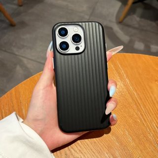 Dành Cho iPhone 16 Pro Max 11 14 Pro 13 15 Plus 11 Pro Max 14 Pro Max 16 12 Pro Max Vỏ Điện Thoại Kim Loại Sơn Sóng Chống Rơi Và Chống Sốc PC Tối Giản Bảo Vệ Điện Thoại