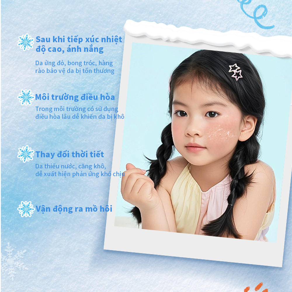 Kekebebe Disney Mặt nạ dưỡng ẩm làm dịu da dành riêng cho trẻ em (chiết xuất từ thực vật, công thức dịu nhẹ)