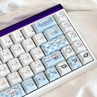 Cinnamoroll Keycaps PBT Dye-sub Cherry Profile Keycap Custom Keycaps Tương thích với công tắc Cherry Gateron MX