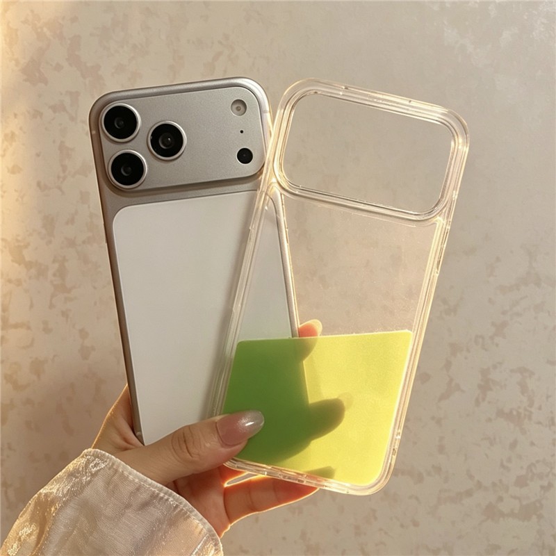 IPhone 17 Pro max Matcha họa tiết xanh TPU materia Liquid cát lún Vỏ điện thoại