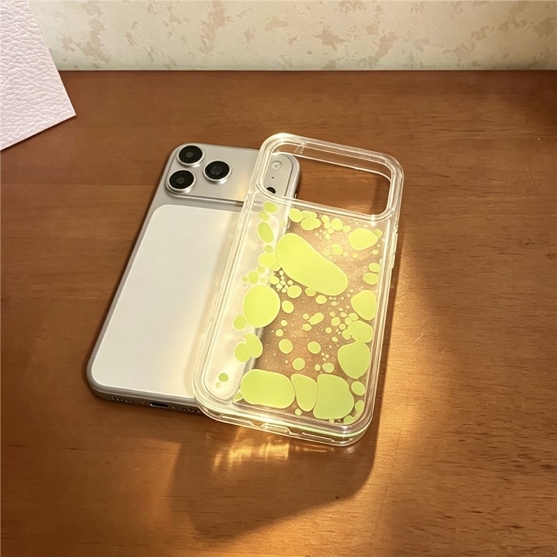 IPhone 17 Pro max Matcha họa tiết xanh TPU materia Liquid cát lún Vỏ điện thoại
