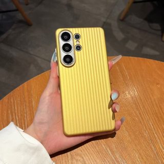 Dành Cho Samsung Galaxy S26 Ultra S23 S24 Ultra S25 Ultra S26 Plus S26 S24 S25 Vỏ Điện Thoại Kim Loại Sơn Sóng Chống Rơi Và Chống Sốc PC Tối Giản Bảo Vệ Điện Thoại
