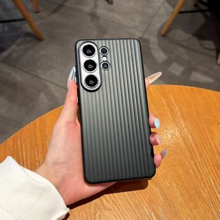 Dành Cho Samsung Galaxy S26 Ultra S23 S24 Ultra S25 Ultra S26 Plus S26 S24 S25 Vỏ Điện Thoại Kim Loại Sơn Sóng Chống Rơi Và Chống Sốc PC Tối Giản Bảo Vệ Điện Thoại
