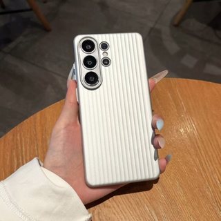Dành Cho Samsung Galaxy S26 Ultra S23 S24 Ultra S25 Ultra S26 Plus S26 S24 S25 Vỏ Điện Thoại Kim Loại Sơn Sóng Chống Rơi Và Chống Sốc PC Tối Giản Bảo Vệ Điện Thoại