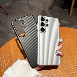 Dành Cho Samsung Galaxy S26 Ultra S23 S24 Ultra S25 Ultra S26 Plus S26 S24 S25 Vỏ Điện Thoại Kim Loại Sơn Sóng Chống Rơi Và Chống Sốc PC Tối Giản Bảo Vệ Điện Thoại