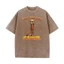 Brainrot Meme Tung Sauhur Nam Rửa Nước Retro Thời Trang Nguyên Chất Áo Thun Cotton Top