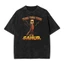 Brainrot Meme Tung Sauhur Nam Rửa Nước Retro Thời Trang Nguyên Chất Áo Thun Cotton Top