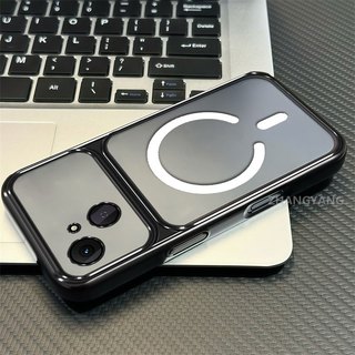 Ốp Lưng Cho Tecno Spark 40c Vỏ Điện Thoại Cửa Sổ Lớn Silicon Trong Suốt Cao Cấp Với Thiết Kế Vòng Từ Tính Mới Thẩm Mỹ