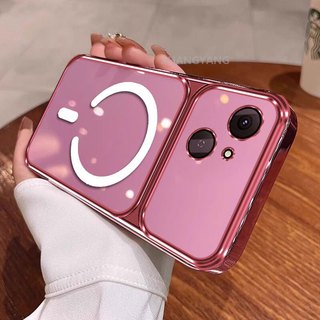 Ốp Lưng Cho Tecno Spark 40c Vỏ Điện Thoại Cửa Sổ Lớn Silicon Trong Suốt Cao Cấp Với Thiết Kế Vòng Từ Tính Mới Thẩm Mỹ