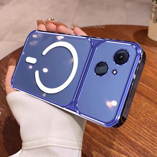 Ốp Lưng Cho Tecno Spark 40c Vỏ Điện Thoại Cửa Sổ Lớn Silicon Trong Suốt Cao Cấp Với Thiết Kế Vòng Từ Tính Mới Thẩm Mỹ
