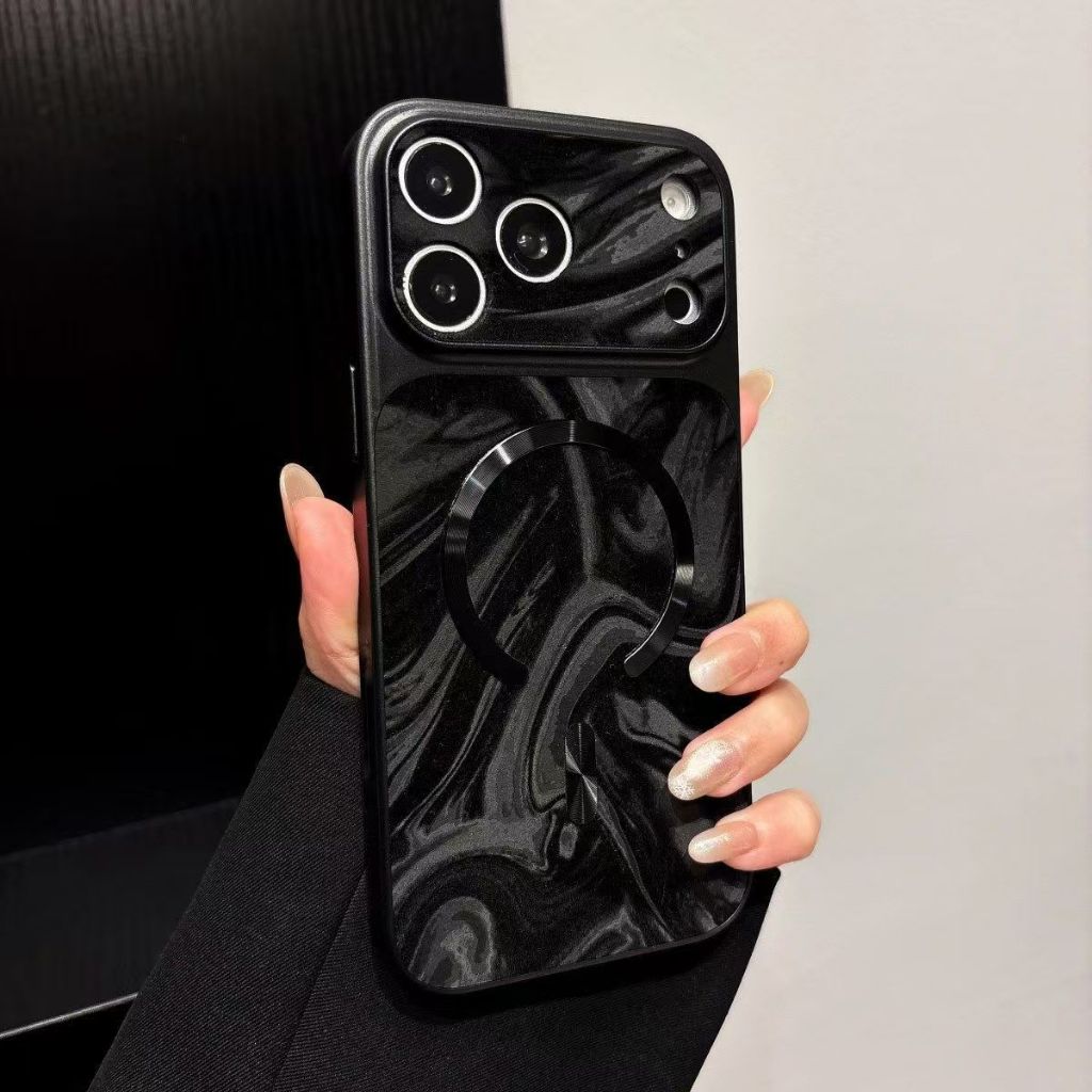 Nước sang trọng gợn sóng hút từ tính Thay đổi tức thì 17 Vỏ điện thoại Thích hợp cho iPhone 17 16 15 14 13 12 11 Pro Max Air Plus Vỏ điện thoại Ốp lưng