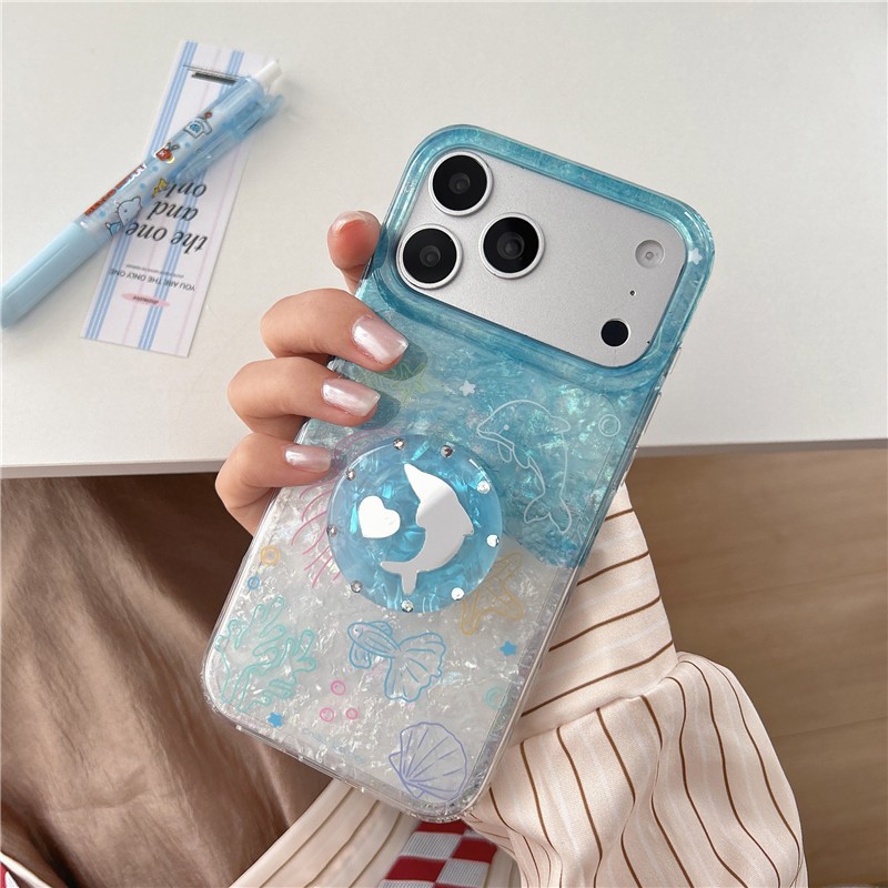 Ốp điện thoại TPU họa tiết đại dương cho iPhone 17 Pro Max