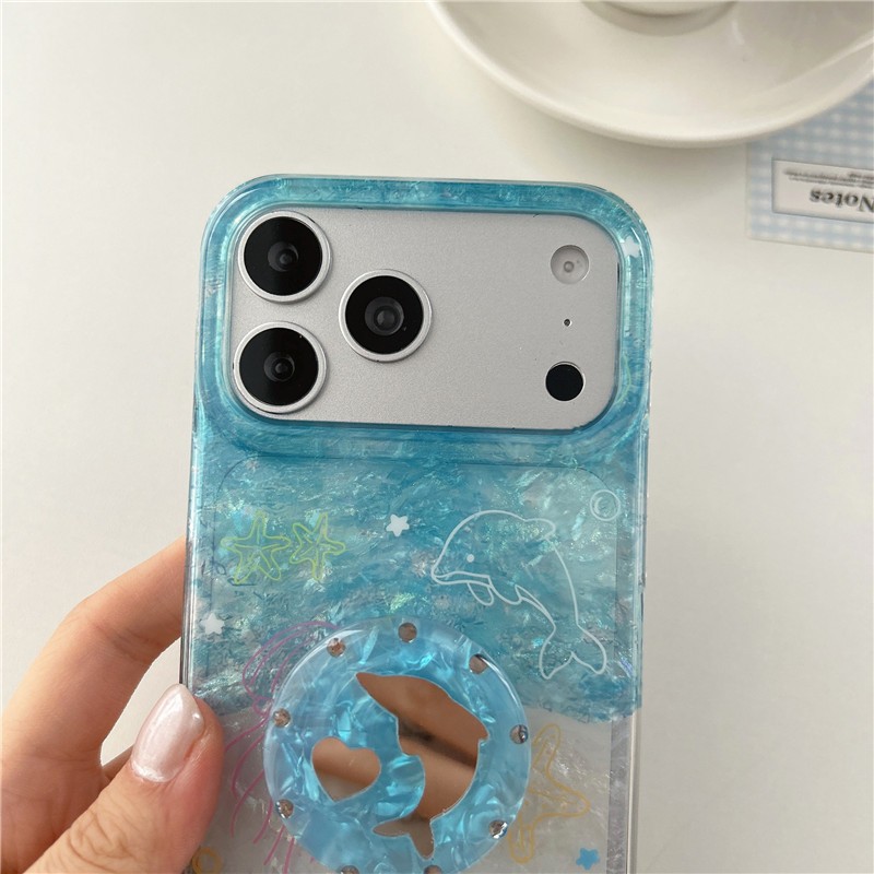 Ốp điện thoại TPU họa tiết đại dương cho iPhone 17 Pro Max