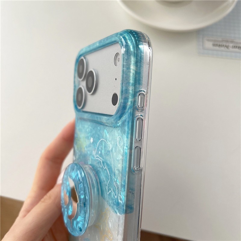 Ốp điện thoại TPU họa tiết đại dương cho iPhone 17 Pro Max