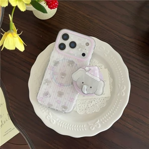 Ốp điện thoại iPhone 17 Pro Max Pyjama Elephant họa tiết TPU IMD craft