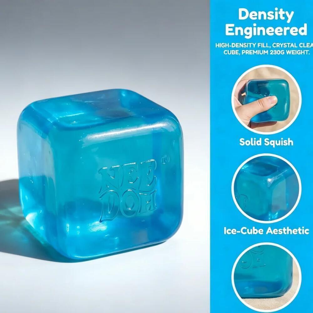 ECILY Schylling NeeDoh Nice Cube Squishy Bóng căng thẳng tăng chậm Đồ chơi thần tài Giảm căng thẳng Lo âu Đồ chơi giác quan cho trẻ em và người lớn