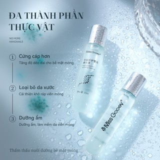 Miss Gooey Tinh chất dưỡng và chăm sóc móng tay 10ml Dưỡng ẩm và làm mềm lớp biểu bì khô làm mịn bề mặt móng và nuôi dưỡng sâu lớp biểu bì