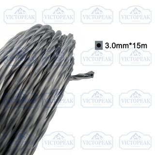Phụ kiện dụng cụ điện sân vườn Bộ phận cắt bàn chải cỏ Bicolor Twist 3.0mm 15m Tông đơ Dòng