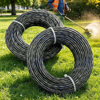 Phụ kiện dụng cụ điện sân vườn Bộ phận cắt bàn chải cỏ Bicolor Twist 3.0mm 15m Tông đơ Dòng