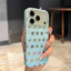 Ốp lưng cứng màu chấm bi gương tương thích cho iPhone 14 pro max 15 pro max 16 pro max 17 pro max