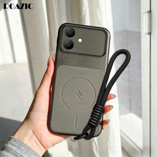 Ốp Điện Thoại Siêu Mỏng Bán Trong Suốt Cho infinix Smart 20 10 Plus 10 Hot 60 Pro + 60 Pro 60 5G 60i Màu Trơn Có Dây Đeo Tay Chống Bụi Chống Sốc Bao Gồm Mềm CS01