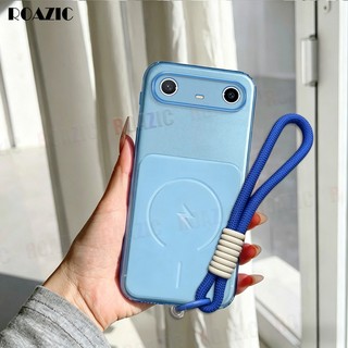 Ốp Điện Thoại Siêu Mỏng Bán Trong Suốt Cho Tecno Spark Slim Pova Slim 5G Màu Trơn Mờ Có Dây Đeo Tay Chống Bụi Chống Sốc Bao Gồm Mềm Bảo Vệ CS01