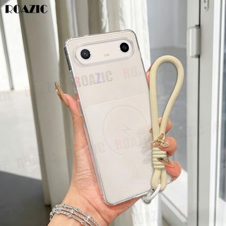 Ốp Điện Thoại Siêu Mỏng Bán Trong Suốt Cho Tecno Spark Slim Pova Slim 5G Màu Trơn Mờ Có Dây Đeo Tay Chống Bụi Chống Sốc Bao Gồm Mềm Bảo Vệ CS01