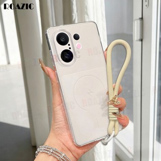 Ốp Điện Thoại Siêu Mỏng Bán Trong Suốt Cho VIVO X200 FE Matte Màu Trơn Có Dây Đeo Tay Chống Bụi Chống Sốc Bao Gồm Mềm Bảo Vệ CS01