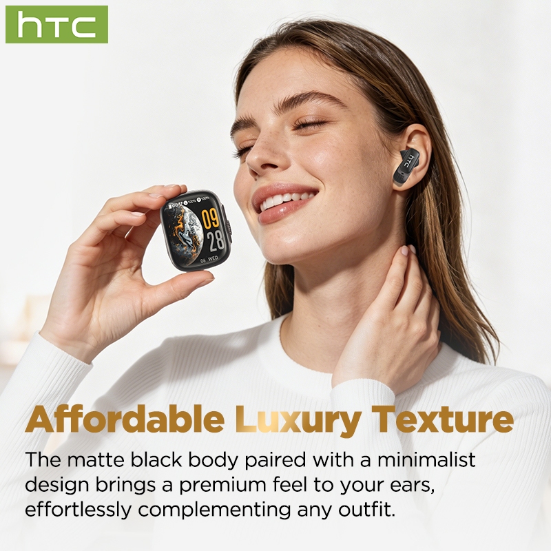 HTC NE72 Mới AI Tai nghe dịch thuật HIFI Tai nghe Bluetooth không dây Khử tiếng ồn ENC Tai nghe thể thao