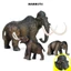 Mô Phỏng Chắc Chắn Thế Giới Động Vật Hoang Dã Mô Hình Voi Vườn Thú Tiền Sử Mammoth Trẻ Em Đồ Chơi Điêu Khắc