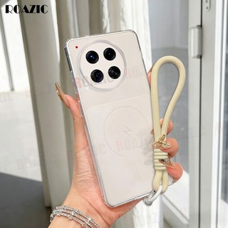 Ốp Điện Thoại Siêu Mỏng Bán Trong Suốt Cho Tecno Camon 30 30 5G Màu Trơn Mờ Có Dây Đeo Tay Chống Bụi Chống Sốc Bao Gồm Mềm Bảo Vệ CS01