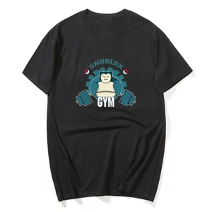 Nam Pokémon Mới Tập Gym Thể Thao In Hình Áo Thun Xu Hướng Mùa Hè Mới Nam Nữ Rời Thường Ngày Đa Năng Tay Ngắn