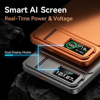 [Bảo Hành 1 Đổi 1 - 7 Ngày] Sạc Dự Phòng Không Dây Từ Tính VINZEO 5000mAh- 10000mAh, Sạc Nhanh 22.5W, Màn Hình LED Hiển Thị