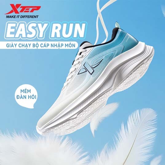 【XTEP】Easy run | 5KM+Giày chạy bộ nam thông gió tốt hấp thụ sốc Thích hợp cho mùa hè
