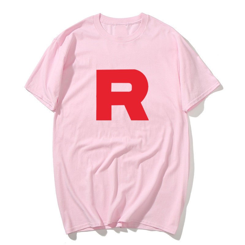 Đội Mới Rocket Pokem3On Anime Hoạt Hình Nam Áo Thun Trắng In Chất Lượng Cao Eu Size S Đến 3Xl Áo Sơ Mi