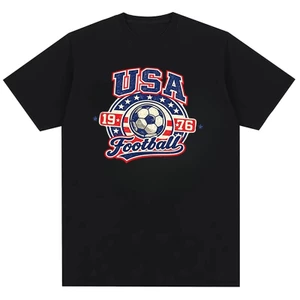 2026 US Canada Mexico World Cup Mới In Hình Cotton Thiết Kế Áo Thun Nam Nữ Đường Phố