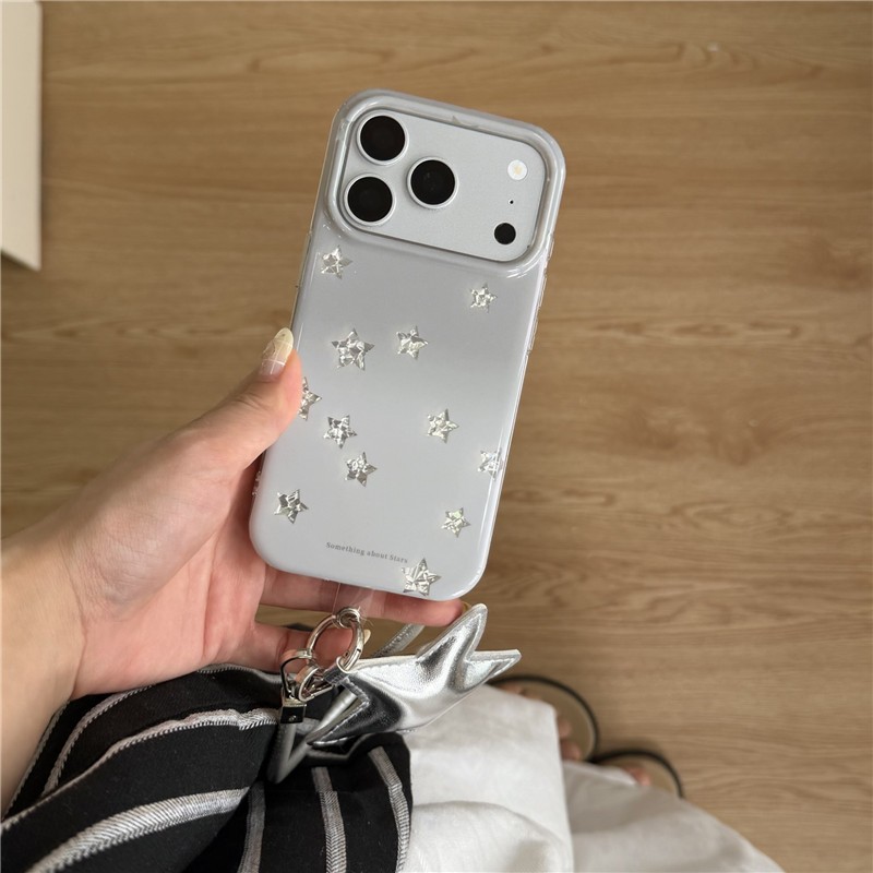 Điện thoại 17 Pro max Stars họa tiết Chất liệu TPU xử lý IMD