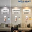 Đèn LED Âm Trần Downlight 3 Màu 7W 10W 15W WELLMAX, Đổi Màu Đèn Trần Phòng Chống Ẩm IP54 100-240V