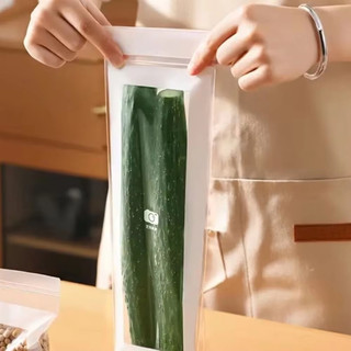 15 / 75 Chiếc Dải Dài Có Thể Tái Sử Dụng Túi Niêm Phong Thực Phẩm Dày Chống Ẩm Túi Bảo Quản Thực Phẩm Dải Dài Chống Rò Rỉ