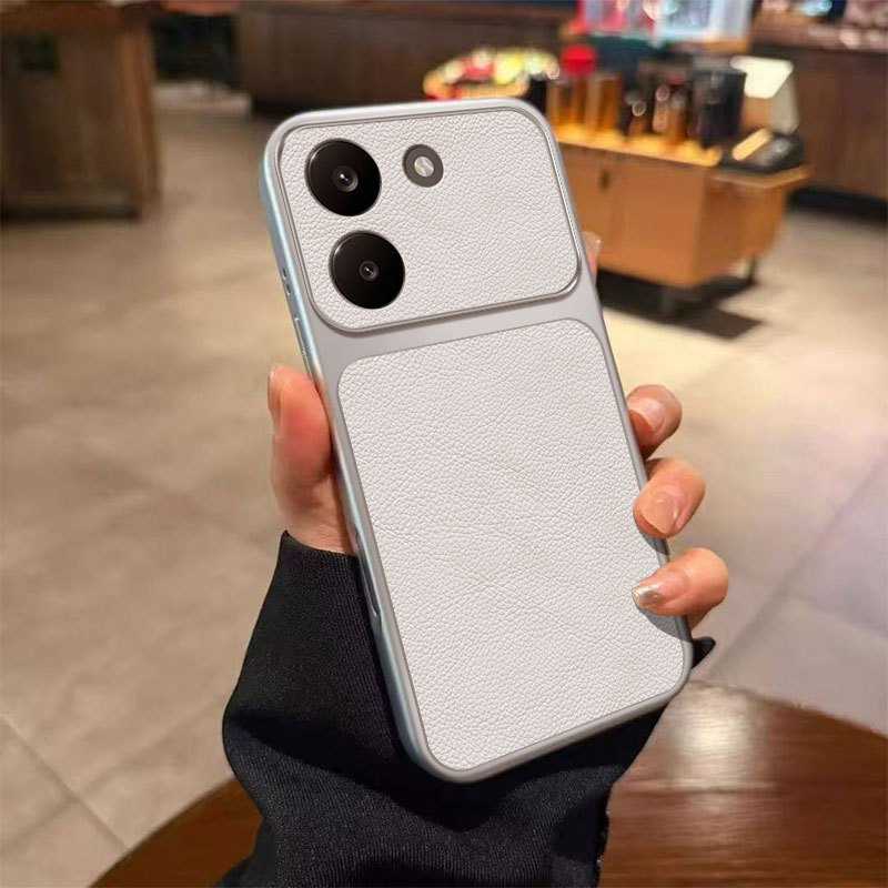 Ốp Lưng Đơn Giản Cho Xiaomi Poco X8 Pro Max X7 X6 M8 M7 M6 Ốp Lưng Da Mềm Veneered Điện Thoại Vỏ Silicon