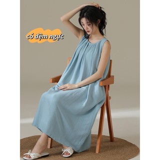 【Có độn ngực】Bộ đồ ngủ nữ mới xuân hè 2026: Áo cổ tròn dễ thương, chất cotton mềm mại, in họa tiết ngọt ngào, thiết kế đơn giản dáng rộng thoải mái【mặc nhà hay đi chơi đều xinh】
