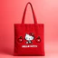 Hellokitty Apple Pie Tự Chế Túi Vải Đi Lại Thường Ngày Phù Hợp Với Dung Tích Lớn Phong Cách Cô Gái