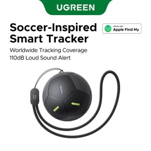 Thiết kế bóng đá UGREEN FineTrack Chống mất Bluetooth5.0 Finder Tracker Finder IP68 Bộ định vị chống nước tương thích với iOS