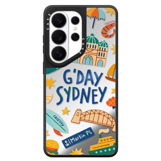 Dành Cho Samsung S26 S25 S24 S23 Ultra Plus Sydney Miếng Dán Hoa Lưng Cứng Chống Sốc Gương